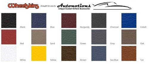 EuroTone 2 color Leather Steering Wheel Covers for Isuzu Vehicles - Wheelskins - Picture 12 of 26