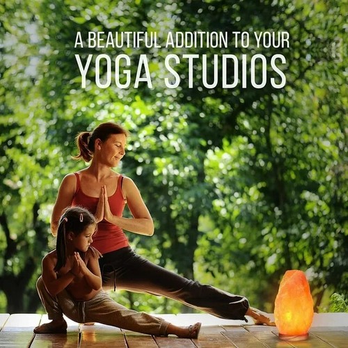 100% Natural 6" Large Himalayan Salt Lamp – Pink Salt Mult Color Night Lamp - Picture 7 of 8