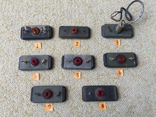 OEM 1979-1985 FIAT 124 SPIDER Luz de señalización lateral trasera lente delantera izquierda derecha - Imagen 12 de 12