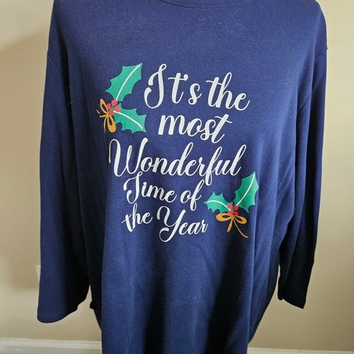 Kim Rodger 100% Cotton Christmas Shirt Size 2X. - Picture 6 of 11