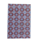 Rugmoda Pink Peach Geometric Rug – 4x6 ft Handwoven Cotton Rug