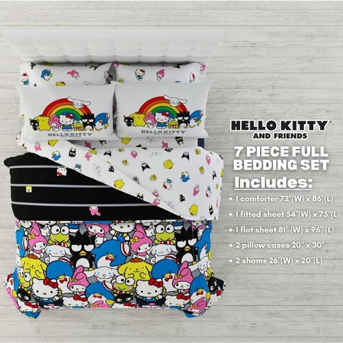 Hello Kitty & Friends Kids Reversible Bed Set-AB0CB75GC7V2, AB0CB732G942 - Picture 4 of 5