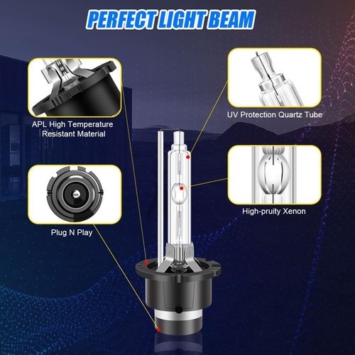D2S 6000K 35W REEMPLAZO BOMBILLAS XENÓN HID PARA AUDI A3 A4 A6 A8 TT - Imagen 4 de 7