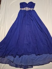 "Cindy Collection" Blue Cocktail/Prom Dress