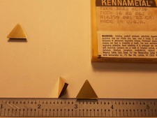 KENNAMETAL TEEN322J KC730 CARBIDE INSERTS, 3 PCS, MADE IN USA