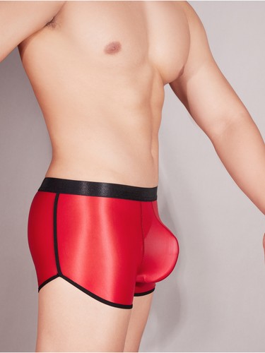 Herren Dessous seidige Unterwäsche Erwachsene Unterhose glänzend Höschen glatt Nachtwäsche - Bild 27 von 68