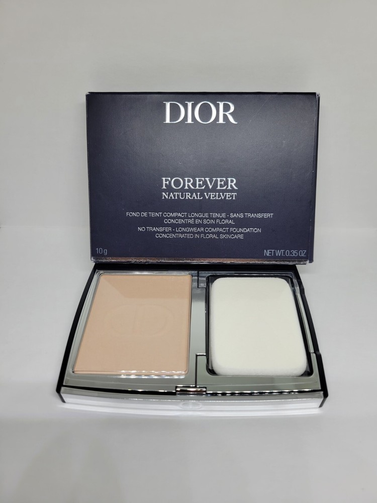 DIOR FOREVER NATURAL VELVET LONGWEAR COMPACT FOUNDATION●3 N NEUTRAL●0.35 OZ.