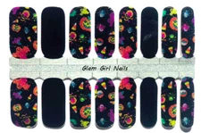 Trick Or Treat Halloween Nail Polish Strips / Nail Wraps / Nail Sticker