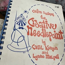 Custom Designs For Creative Needlepoint By Carol Kenyon 1973 Stitches Patterns
