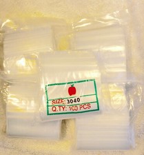 Apple Bags Clear ! !Liquidation 3"x4" ! 500 ct High Quality FAST Free Shipping!