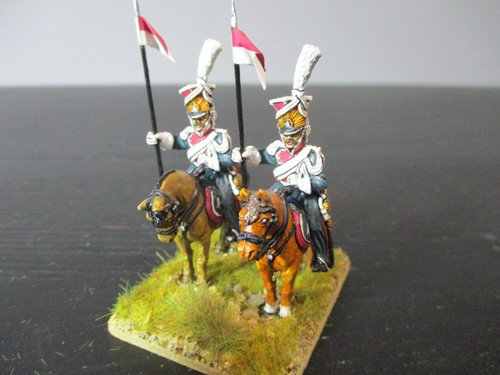 Lancer de guardia polaca francesa napoleónica miniaturas de rango frontal x12 bien pintado - Imagen 11 de 22