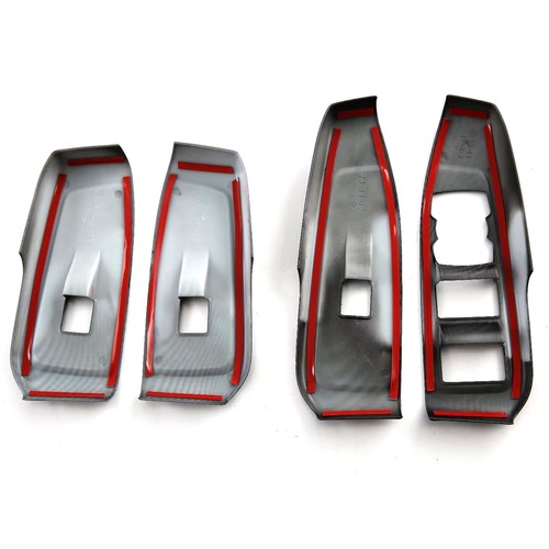 Interruptor de elevación de ventana de puerta de fibra de carbono RHD para Ford Everest 2023 2024 - Imagen 9 de 10
