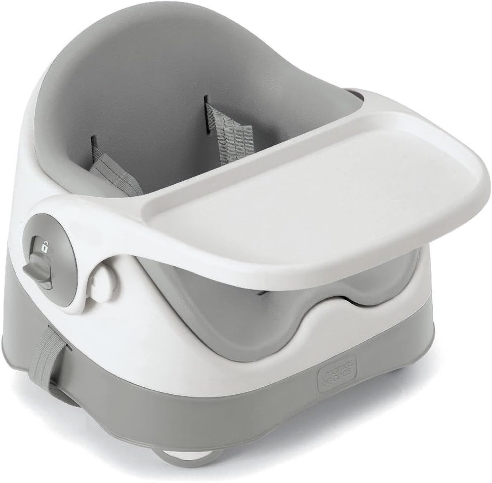 Mamas & Papas Baby Bud Booster Seat for Dining, Detachable Tray, Harness, Adjust