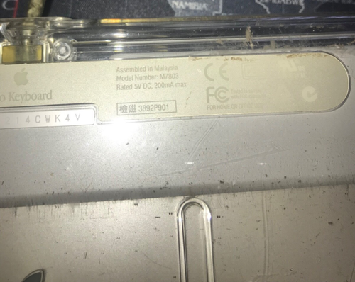 Tastiera Apple USB KeyBoard M7803 - Foto 3 di 4
