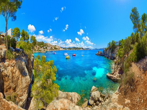 Mallorca Spain Sea 5mm thick Plastic Poster Ready to Hang 60x45cm - Bild 2 von 3