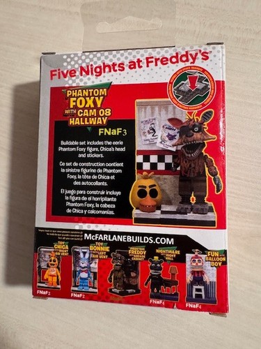 Five Nights at Freddy's Construction Set: Phantom Foxy with CAM 08 Hallway   NIB - Picture 3 of 6