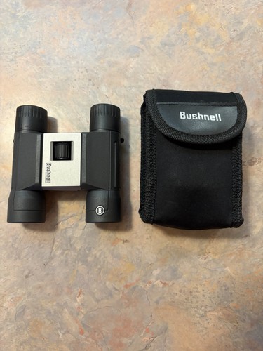 Bushnell Binoculars Used Small & Lightweight with Case Great Portability