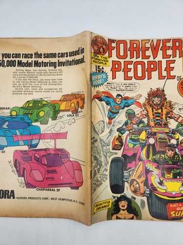 Forever People #1 & 2 1st Full Appearance of Darkseid Comic Lot (2) 1971 READ - Picture 4 of 17