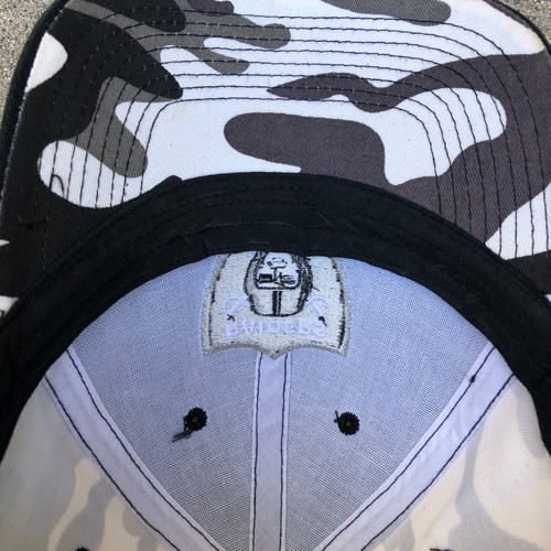 VITRONIC Las Vegas Raiders Baseball Hat NFL Adjustable Camo Black Cap Signed - Bild 8 von 9