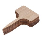  20 Pcs Bamboo Garden Marker Kräuter Beschriftungsschilder Pflanzenmarkierung