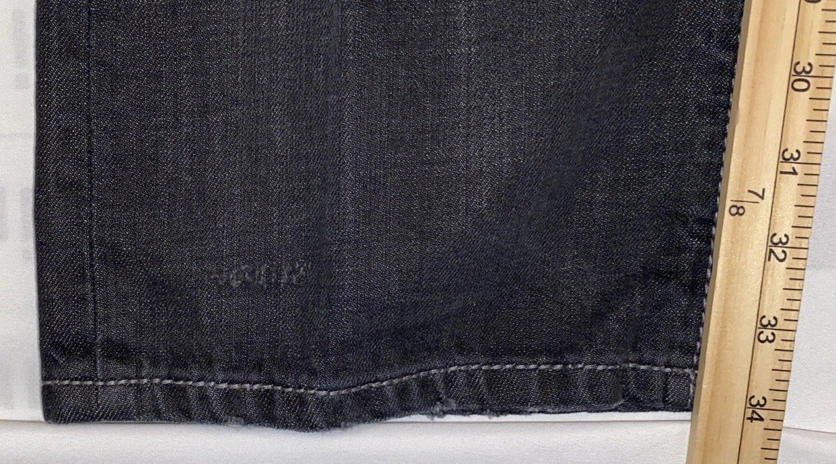 MEK DNM Jeans ST. Petersburg Men's 38x34 Straight Thick Stitching New NWOT Flap image 8