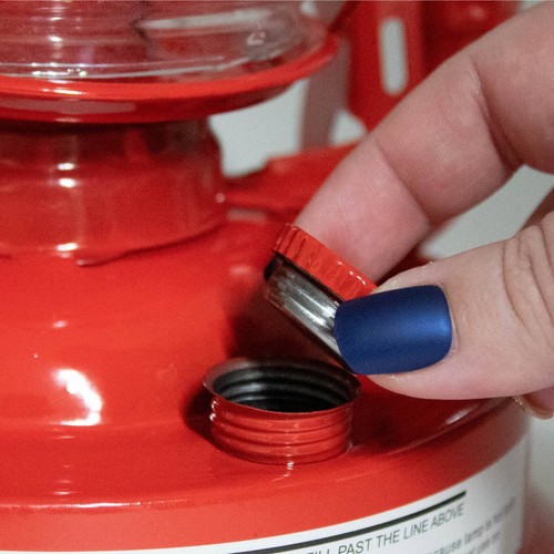 Redi-Light Kerosene Lantern Hurricane Outdoor Lamp 14 inch Ruby Red - Picture 3 of 6