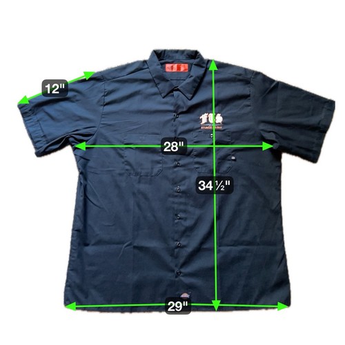 Dickies 3XL Salón Acelerador Completo Sturgis, Dakota del Sur Bordado Pecho Izquierdo... - Imagen 5 de 5
