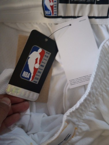 Pantalones Cortos de Baloncesto New York Nets Hombres Talla 38 Nike NBA Auténticos - Imagen 9 de 10