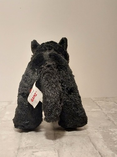 Ganz Webkinz Lupo Nero HM700 10" Peluche Giocattolo di Peluche No Codice Naso Rigido - Foto 5 di 9