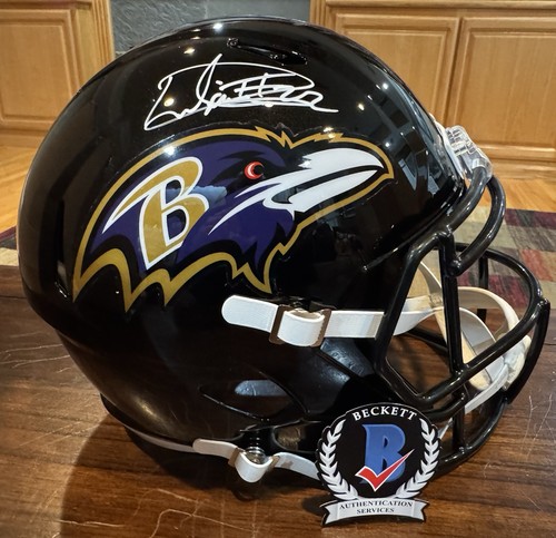 Von Derrick Henry signierter Baltimore Ravens Full Size Speed Helm Beckett