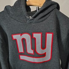 Fanatics Men's NFL Sweatshirt Hoodie Size Small Gray New York Giants