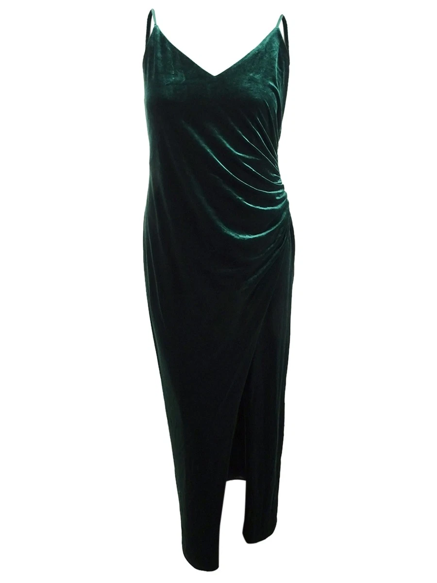 slim fit dress slacks Petite Samara Sequin V-Neck Floor Length Dress main image 0