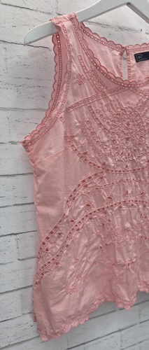 GAP Damen Shell mit gewellter Stickerei Größe L hellrosa - Bild 4 von 10