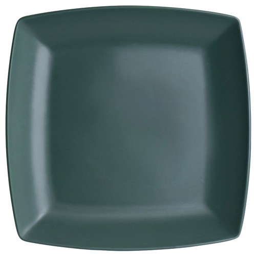 Gibson Home Grayson Melamine 12 Piece Square Dinnerware Set in Green - Picture 4 of 8