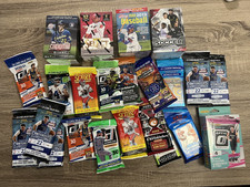 LOT  OF TOPPS MLB BLASTER BOXES  LOT OF VALUE PACKS NBA NFL DONRUSS OPTIC SCORE