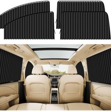 Car Window Shades for Side Window 4 Pack Magnetic Car Curtains for Privacy Ca...
