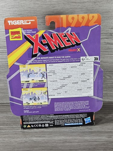X-Men Project X Handheld Tiger Electronic Video Game LCD Hasbro Vault New - Foto 2 di 2