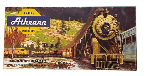 Vintage Athearn HO Seaboard SAL Modell #42806 Flachwagen mit rotem Boot inklusive Box
