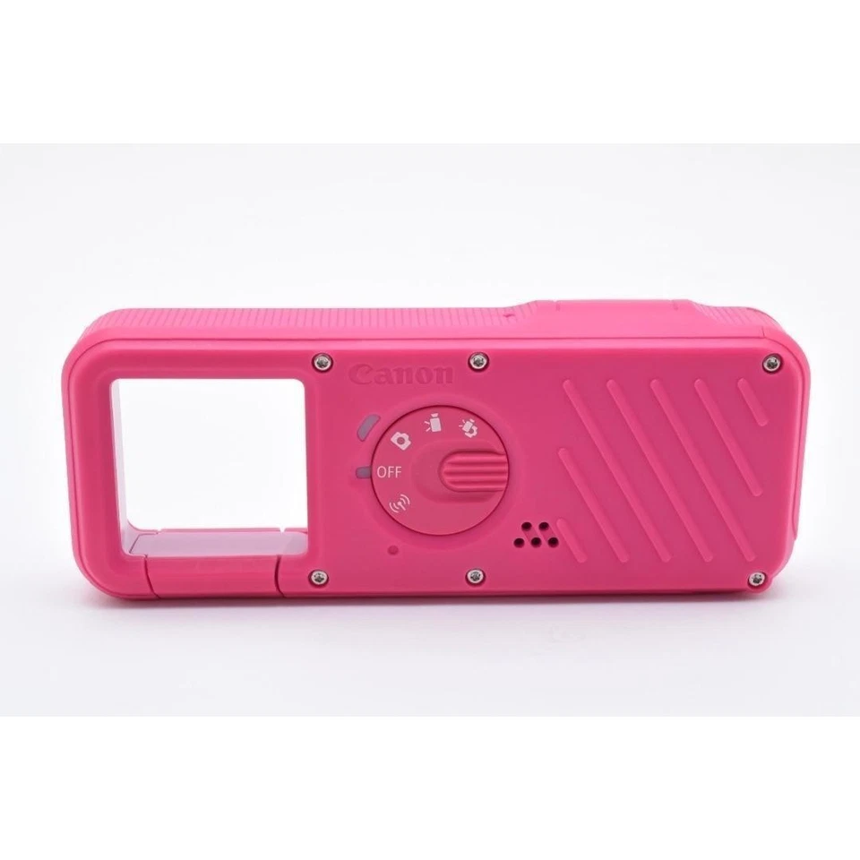 Canon iNSPiC REC FV-100 Digital Camera Pink Waterproof Outdoor Japan Tested - Image 4 of 4
