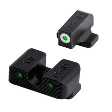 Truglo Tritium Pro, Sight Set, Taurus Millenium/Slim, Green Tritium, White Ring
