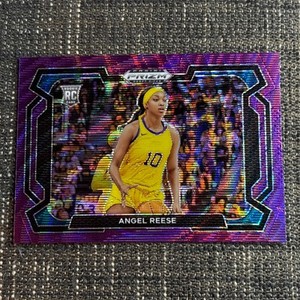 2024 Panini Prizm Draft Picks - Purple Wave Prizm Variations #38 Angel Reese