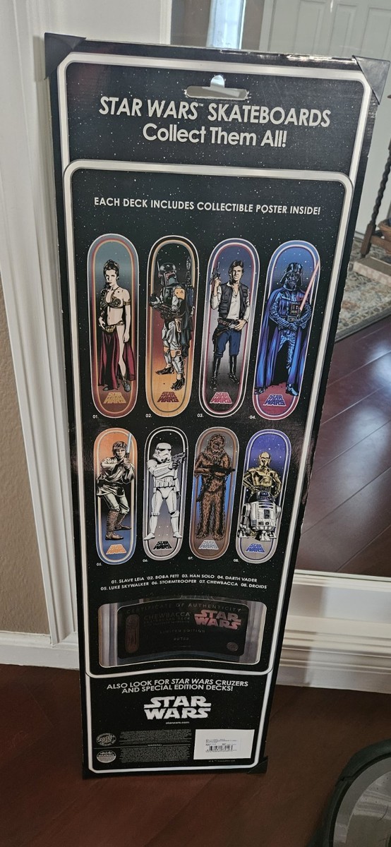 Santa Cruz * Star Wars Skateboard Deck 2014 Han Solo Limited *Rare