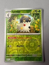 Pokemon TCG * Scarlet & Violet * 9/198 Spewpa REVERSE HOLO Common * FRESH PK