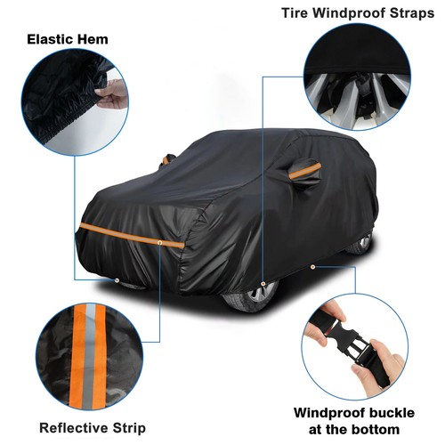 191"x 73" x 67" Car Cover All Weather Dustproof Protection For Chevrolet Equinox - Bild 6 von 6