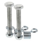  2 Pcs Cart Handrails Mounting Base Spring Handle Screws Foldable Flatbed