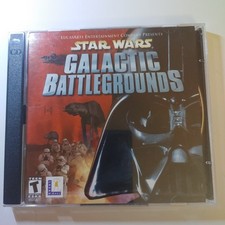 Star Wars: Galactic Battlegrounds (PC, 2001) 2 Disc CD Rom