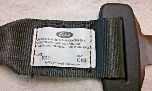 2 Genuine Ford 8" Lap Belt Extender E29963 Code 6016 by Breed Technologies - New - Picture 3 of 10