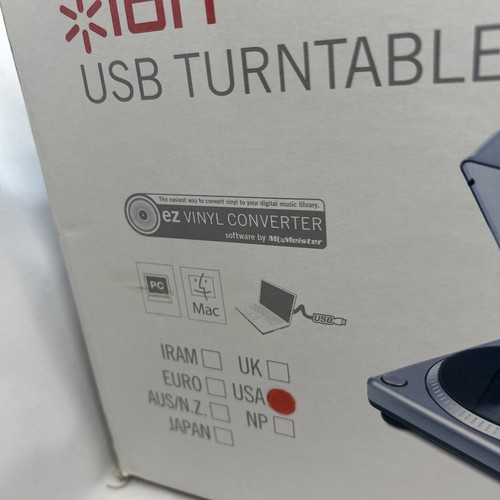 ION USB Turntable Vinyl to MP3 Digital Converter NEW OPEN BOX TTUSB05 - Picture 5 of 8