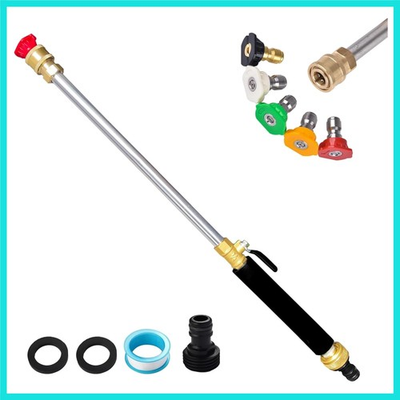 #ad Jet Nozzle for Garden Hose Power Washer Wand Hydro Jet High Pressure Washer T... $35.05