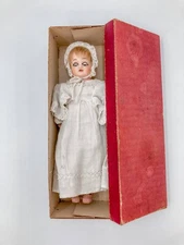 Antique German Small Doll in Original Box